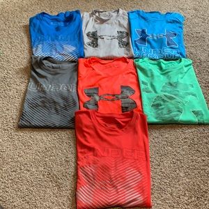 Boys UA tshirts